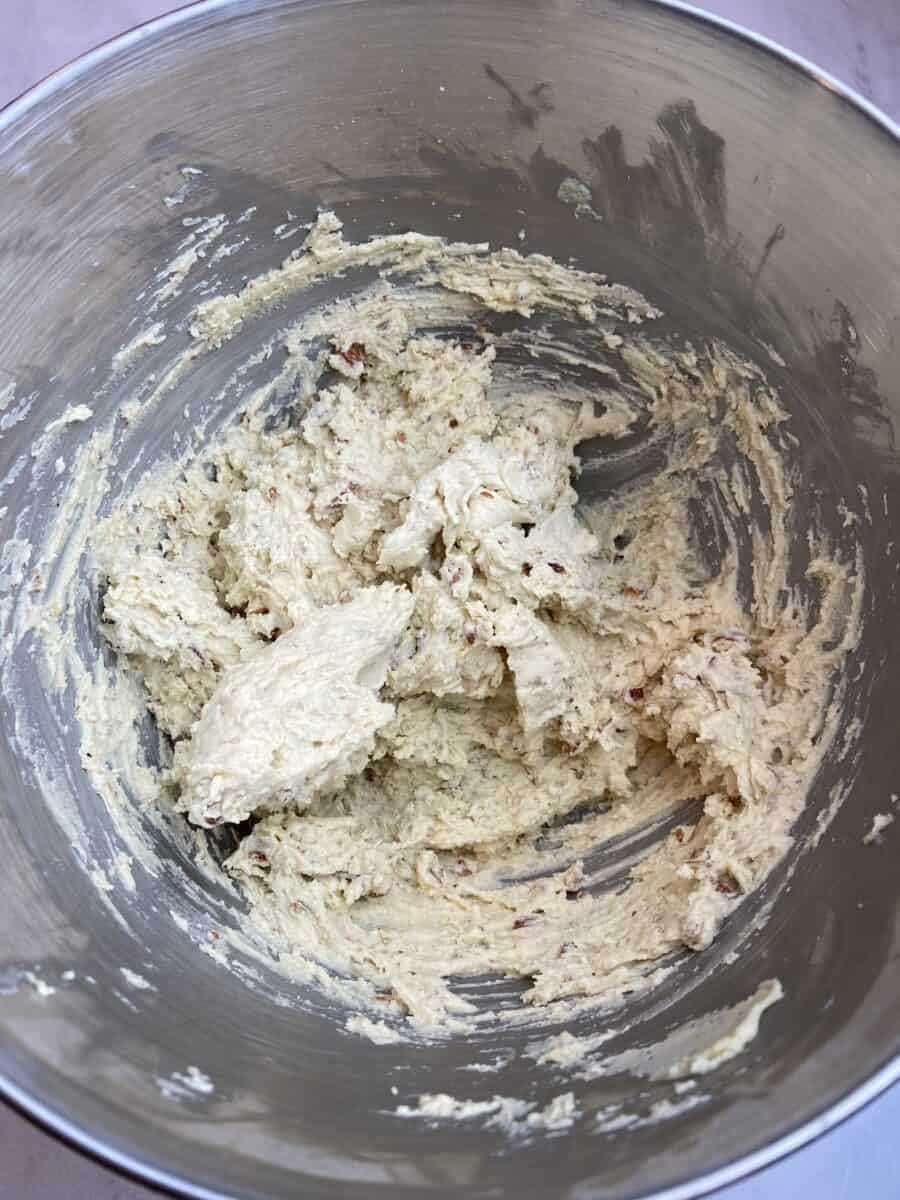khalifa nankhatai {pakistani cardamom shortbread cookies} mixture
