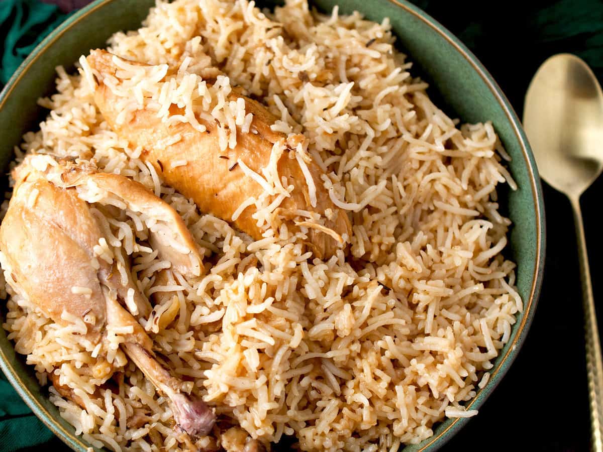 Chicken pulao recipe.