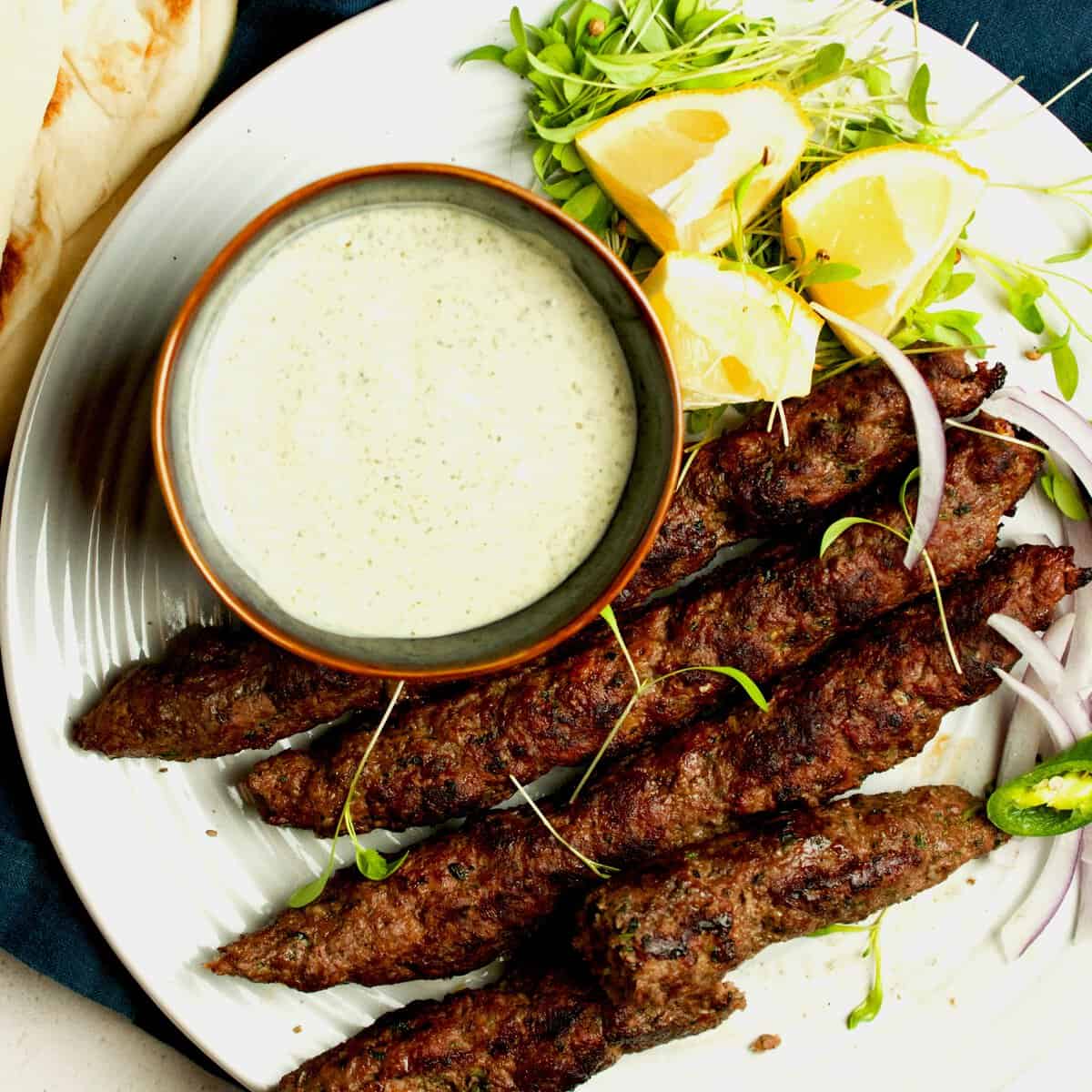 Seekh Kebab (Pakistani Ground Beef Skewers) - Untold Recipes By Nosheen