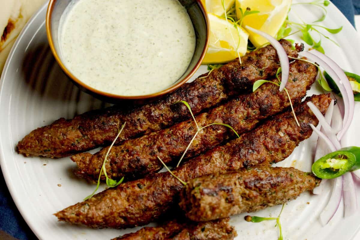 Seekh Kebab Pakistani Ground Beef Skewers Untold Recipes By Nosheen