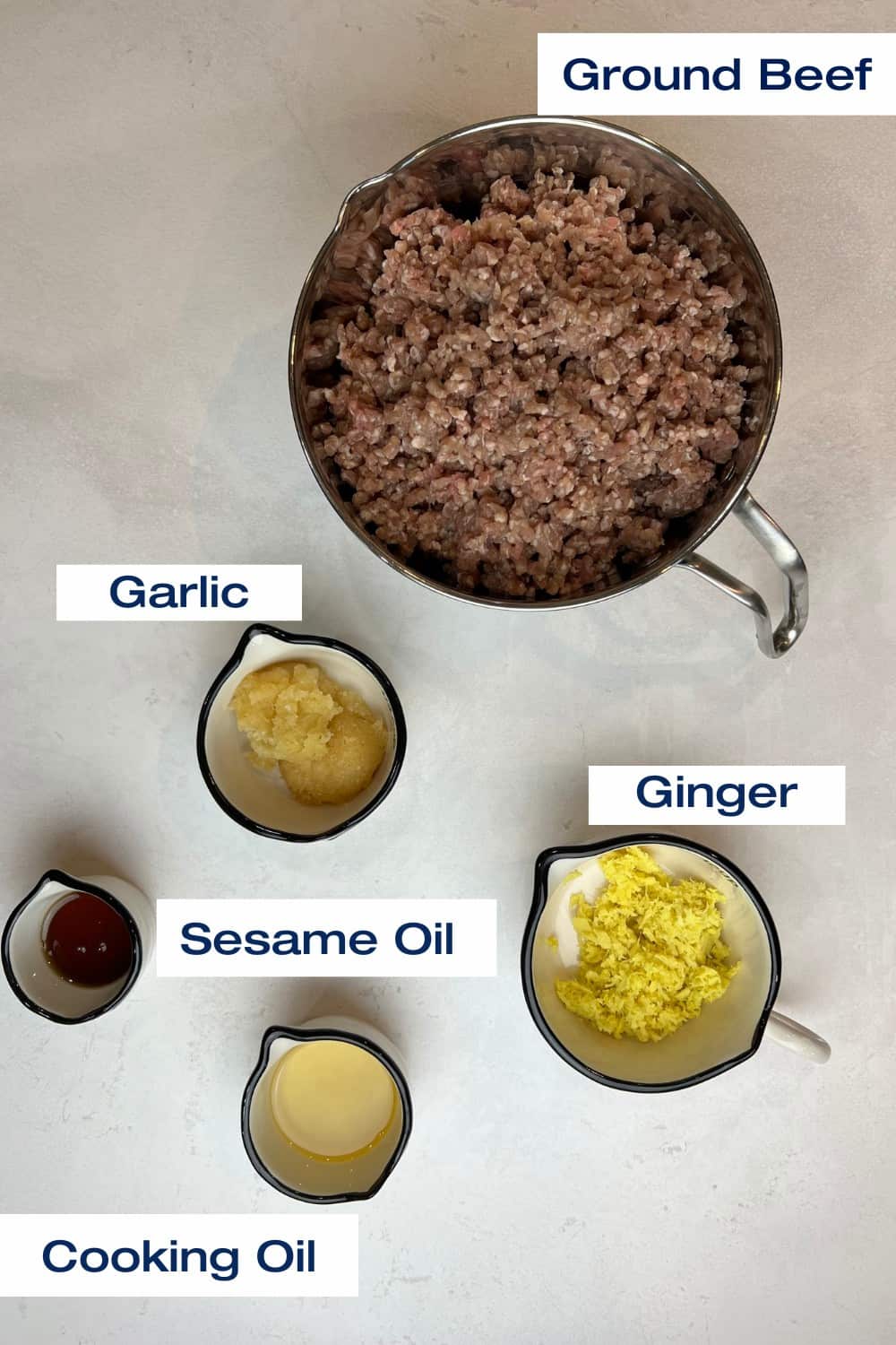 korean beef bowl ingredients for the beef