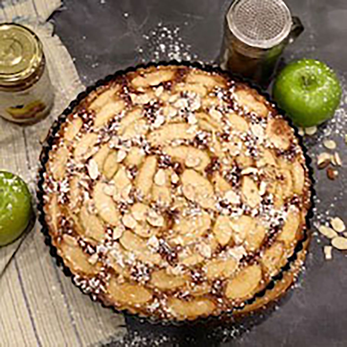 apple frangipane tart