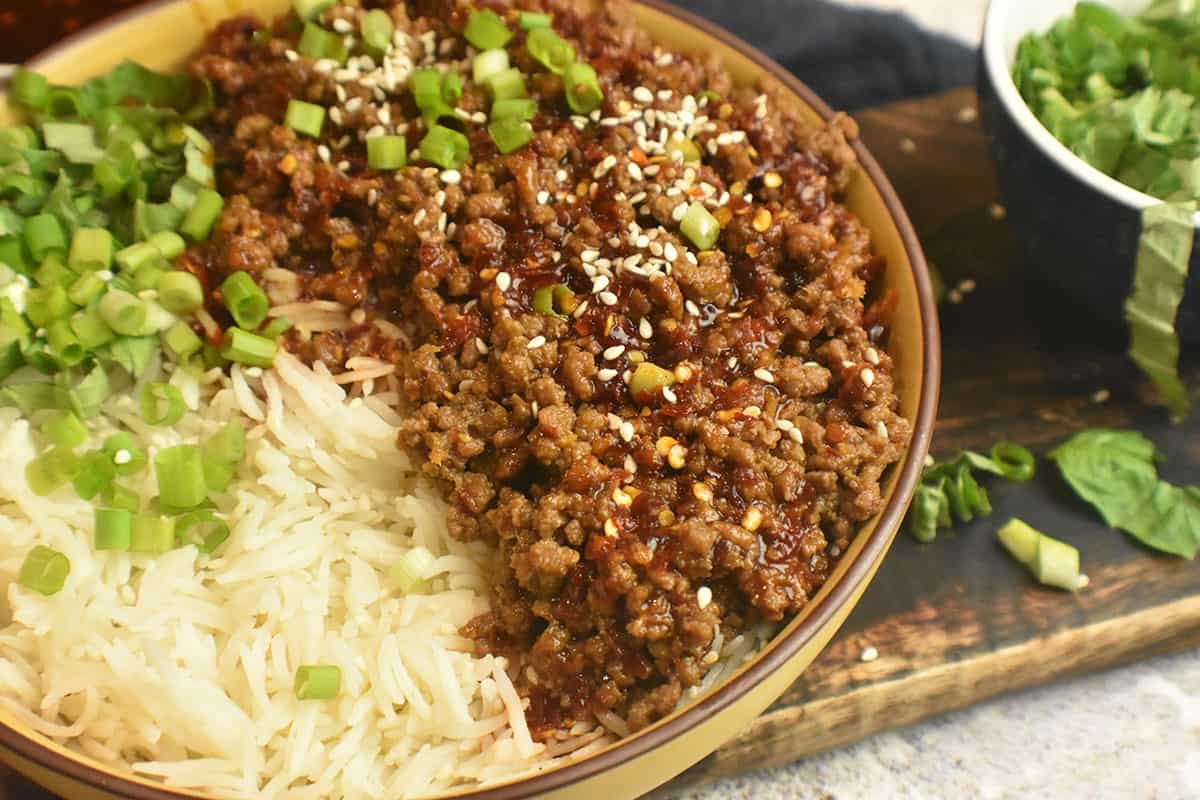 Korean Ground Beef and Rice Bowls - My Korean Kitchen