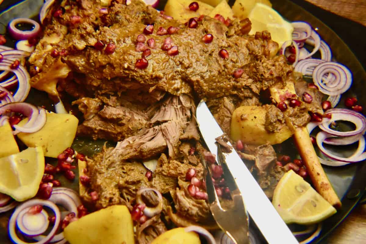 Roast Leg Of Goat Raan Untold Recipes By Nosheen Red Meat