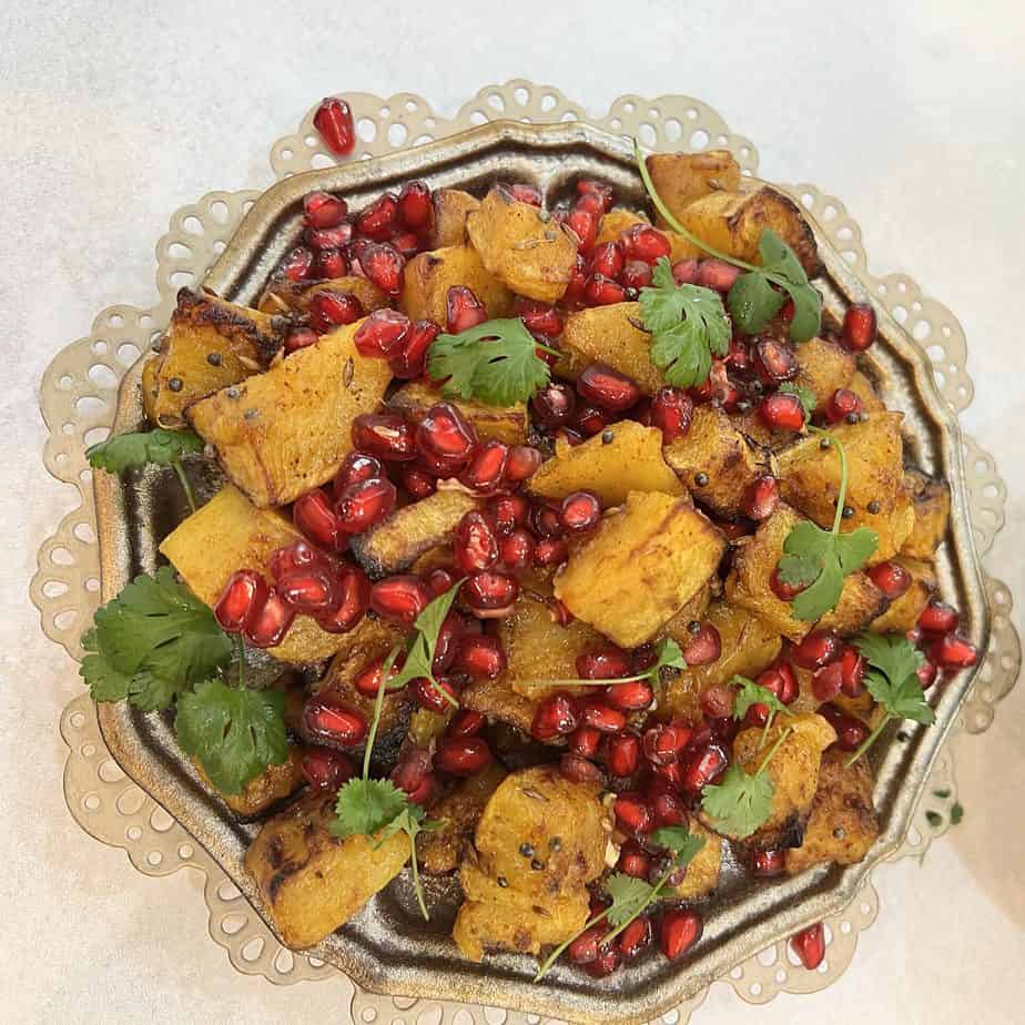 acorn squash curry holiday version