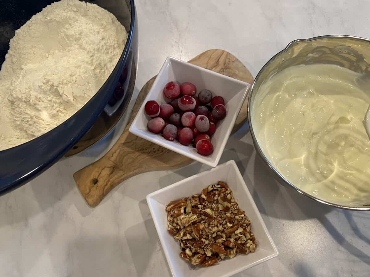 prepped ingredients