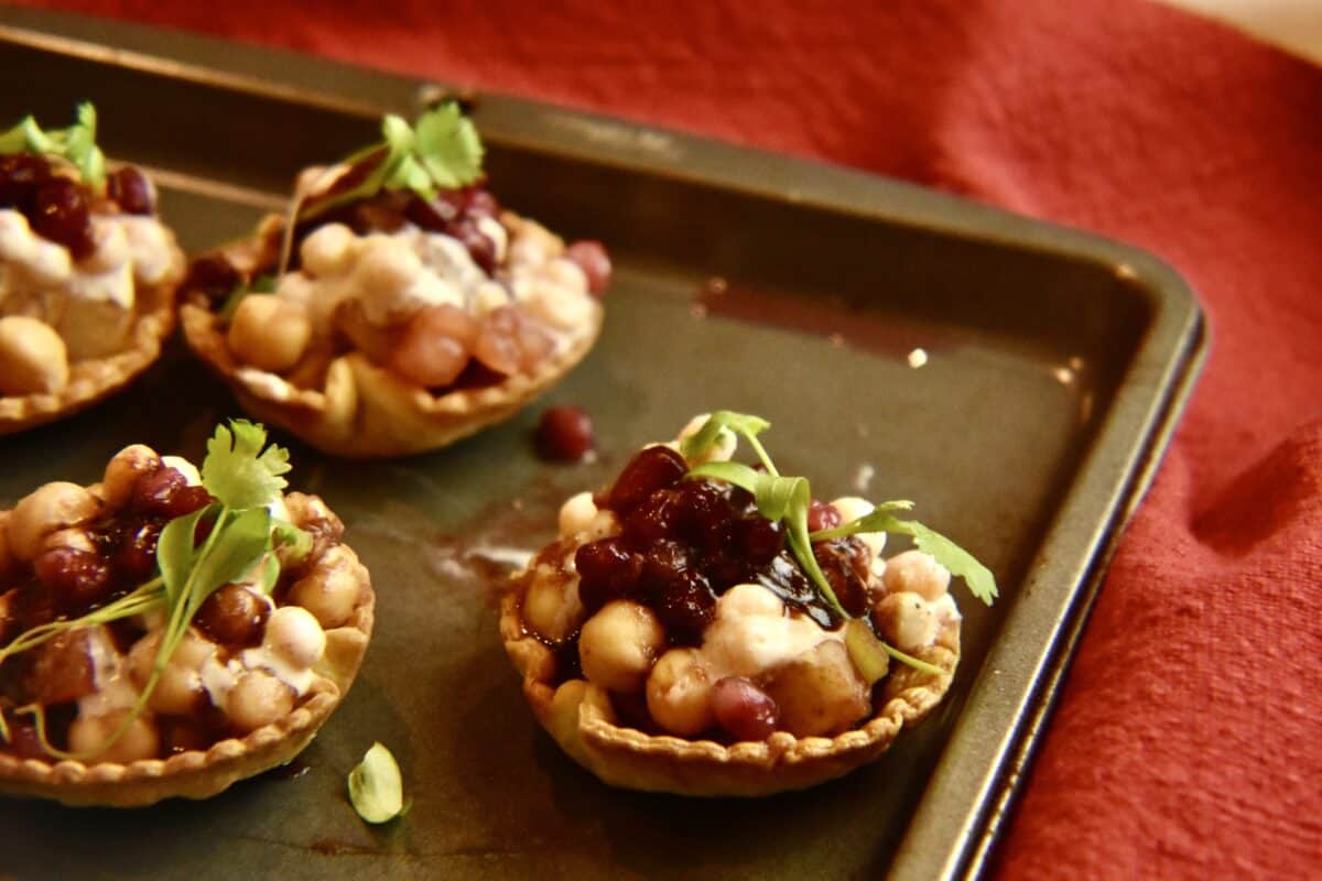 easy baked taco chaat cups