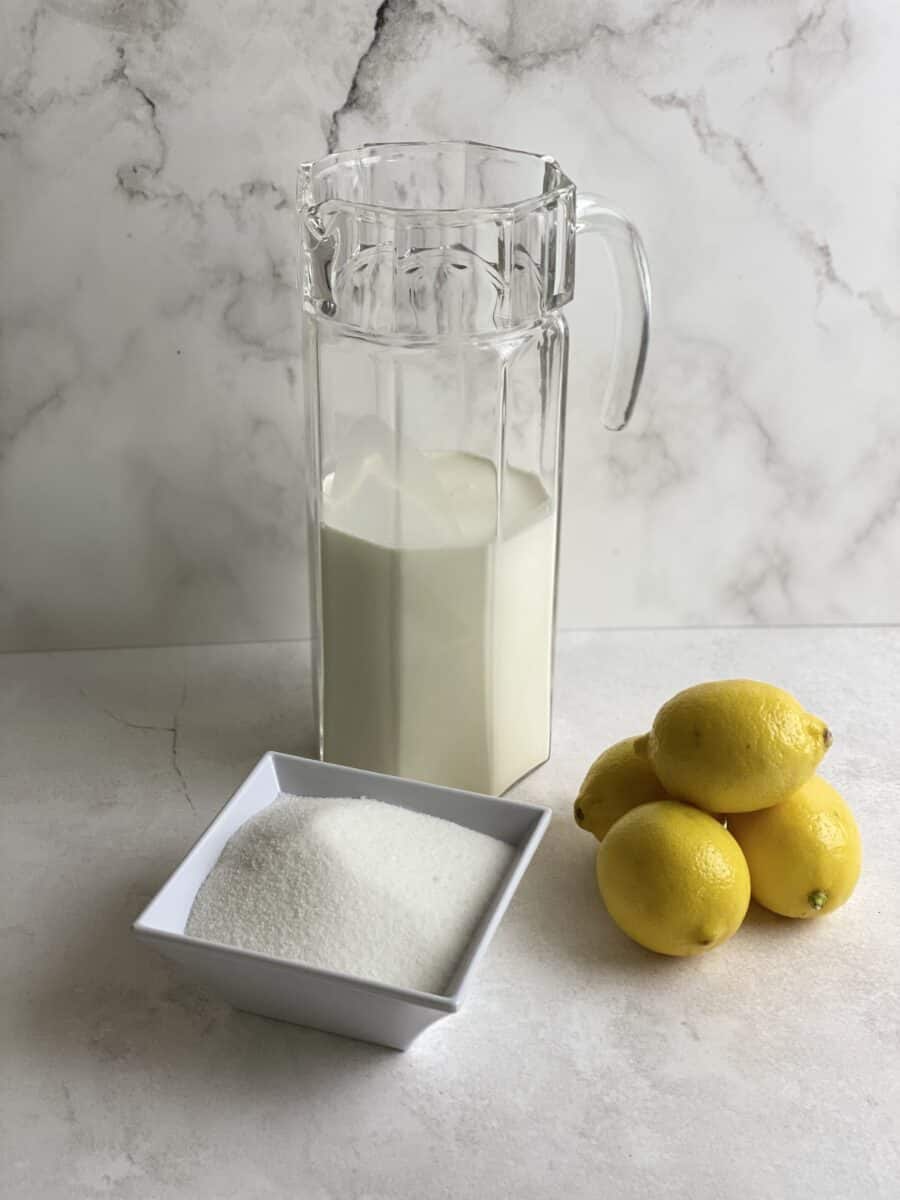 Lemon Posset Ingredients