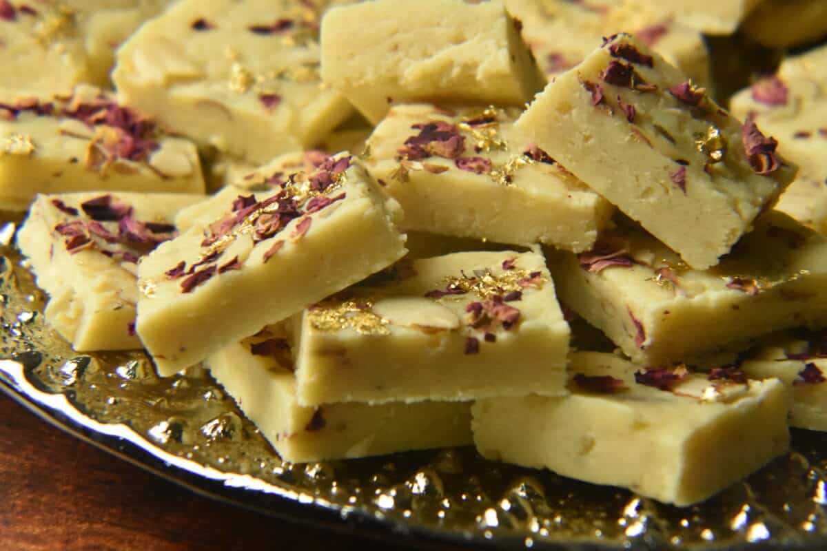 Easy Milk Barfi Recipe