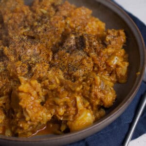 Gobi Gosht (Meat and Cauliflower Curry).