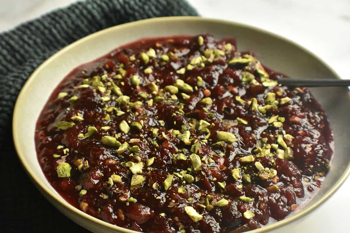 (Pakistani Style) Spicy Cranberry Chutney