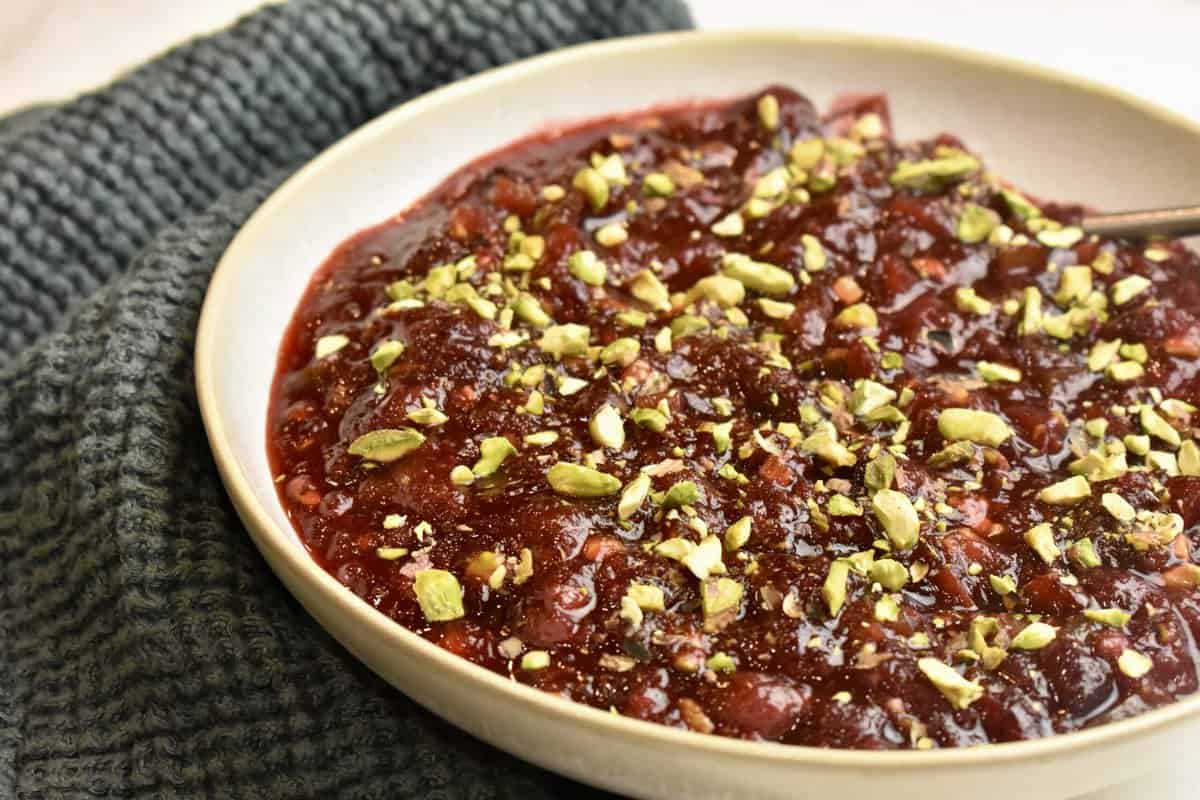 (Pakistani Style) Spicy Cranberry Chutney