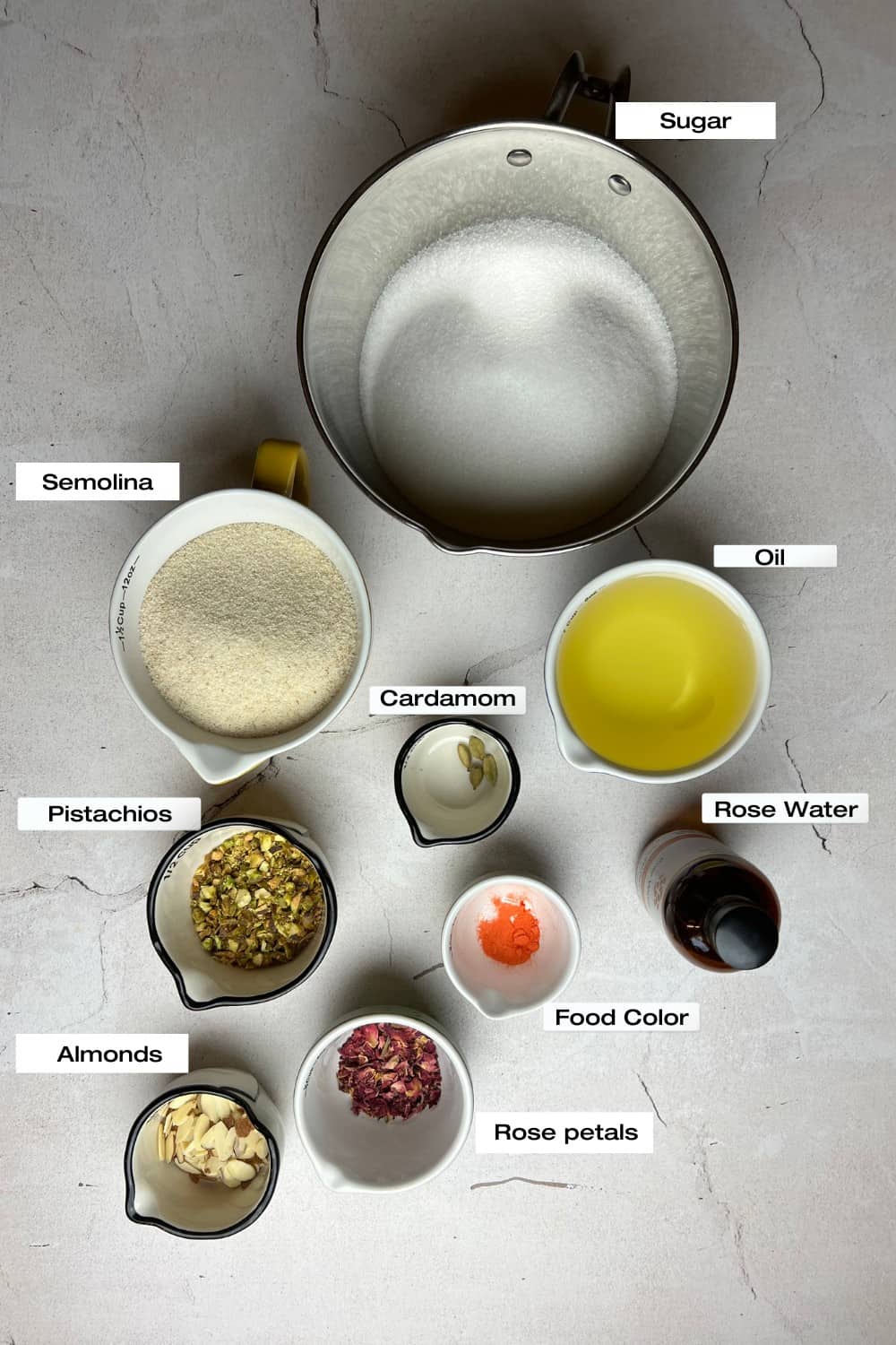 Sooji Ka Halwa Ingredients